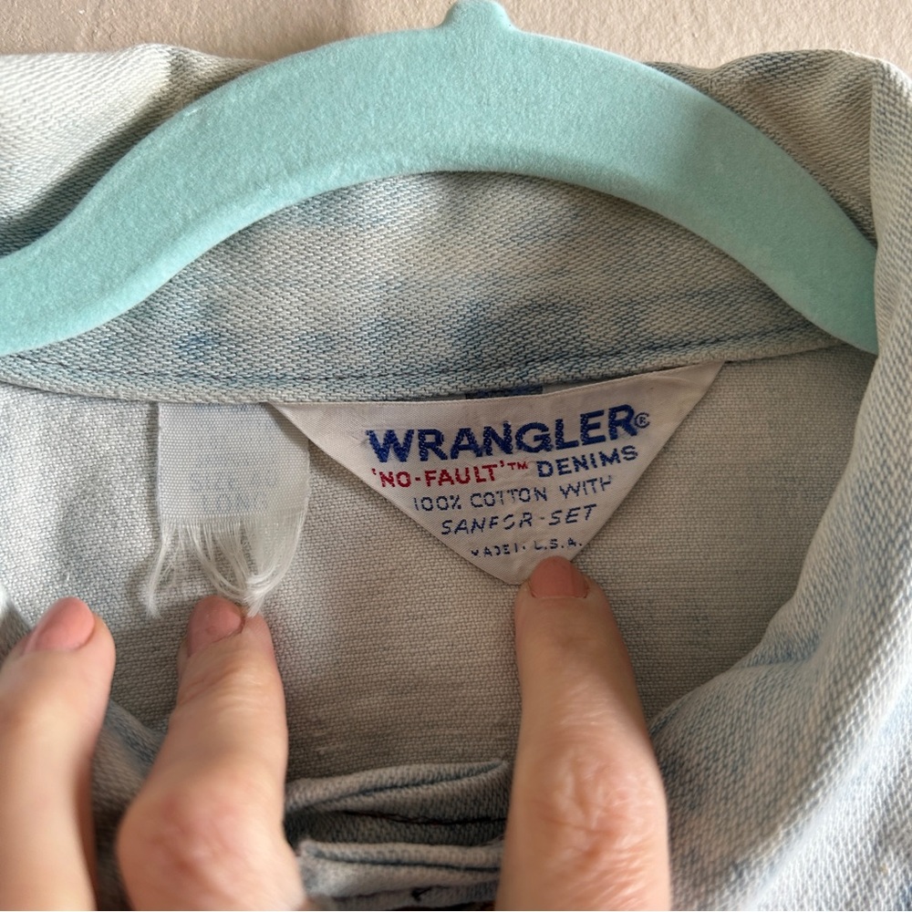 70's Wrangler "No Fault" Denim Jacket - image 6